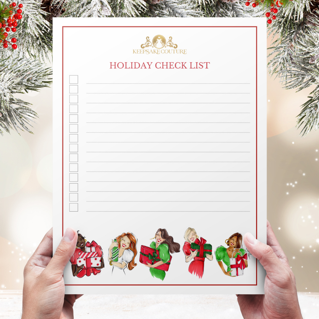 Free Downloadable Holiday Checklist