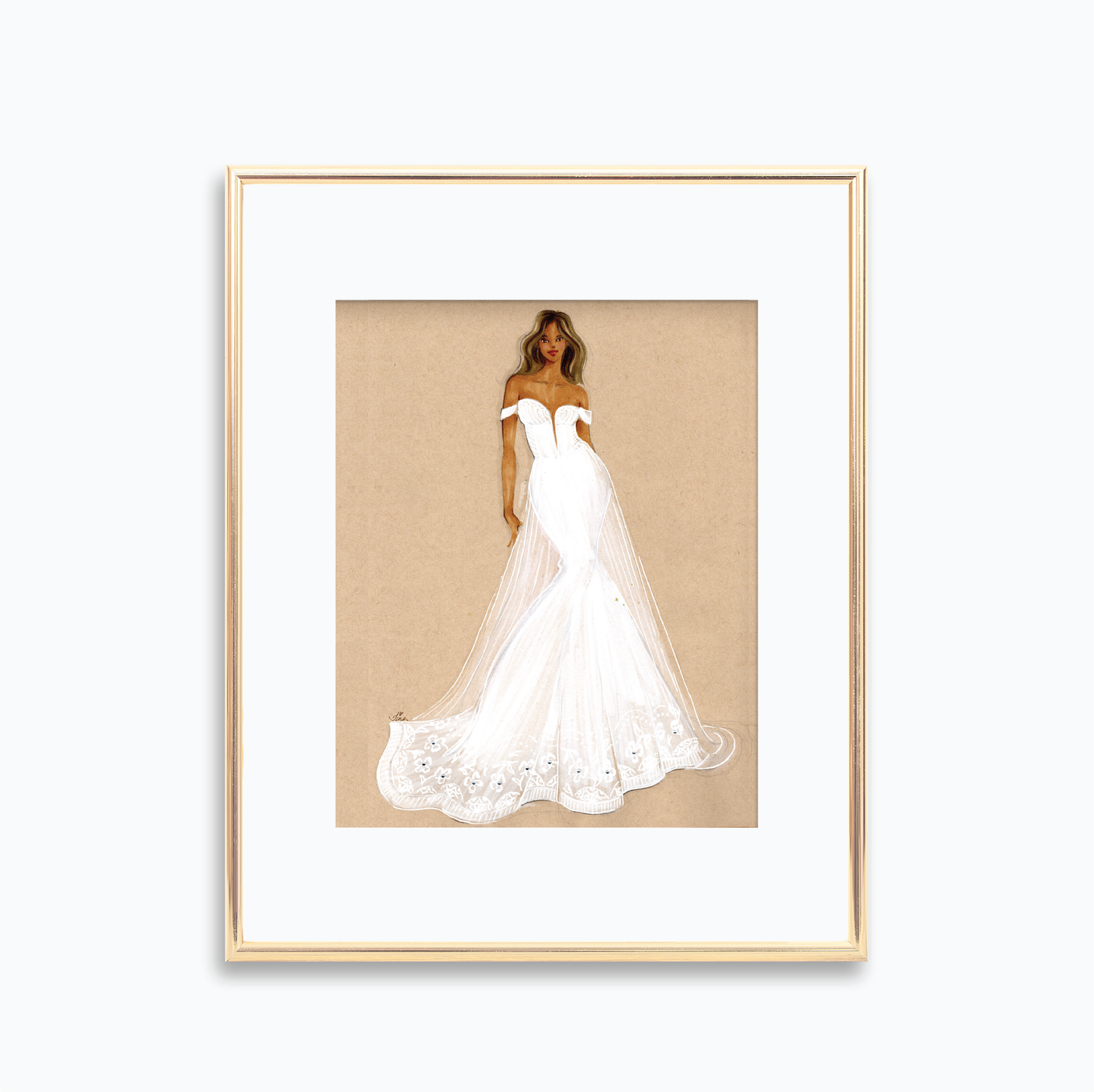 Bride Custom Fashion Illustration