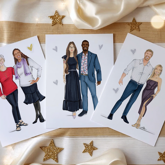 Custom Fashion Illustrations Post Party Package