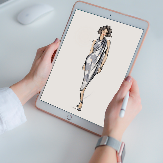 Custom Digital Fashion Illustration