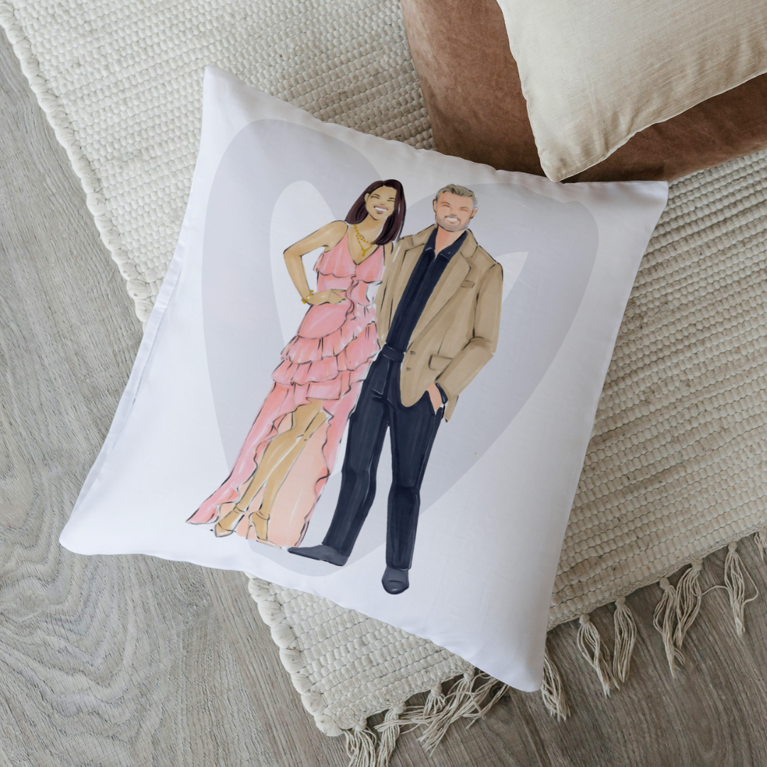 Custom Illustrated Pillow