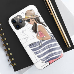 Vacay All Day Fashion Illustration Phone Case