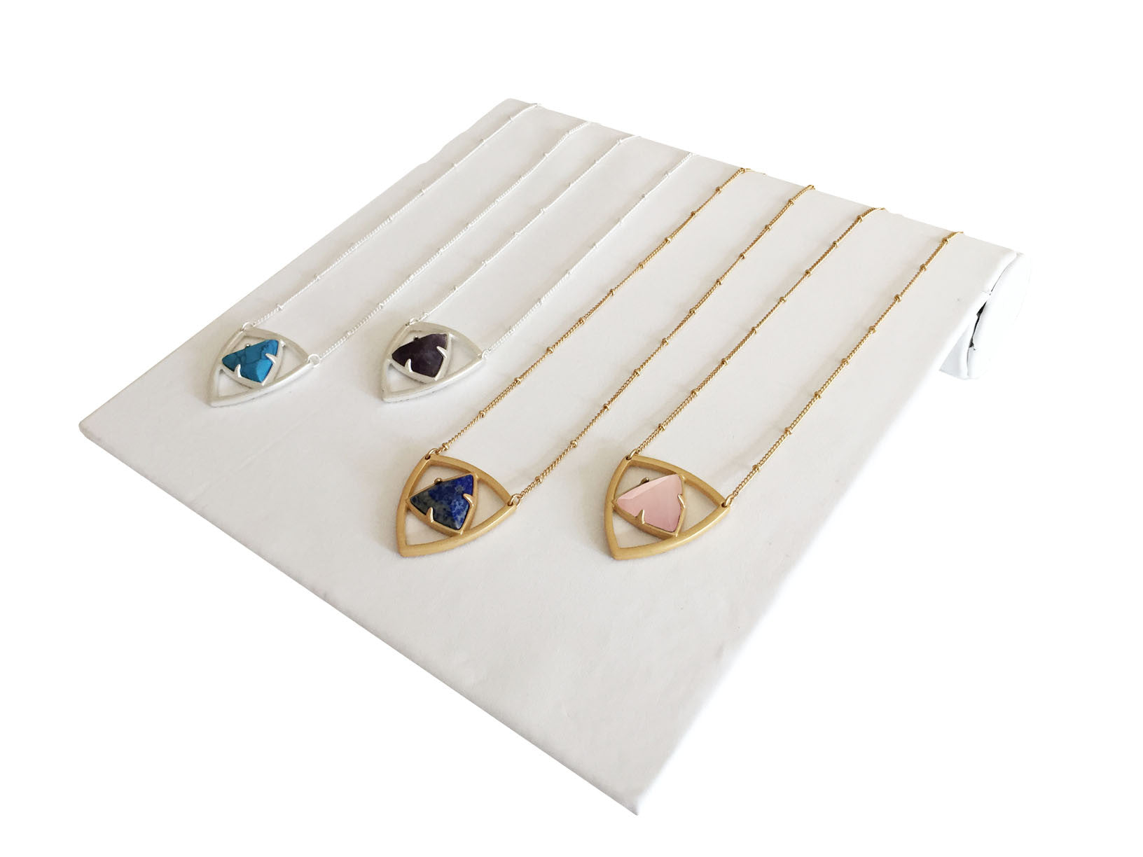 semi precious stone necklaces