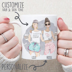 Personalized Bestie Mug
