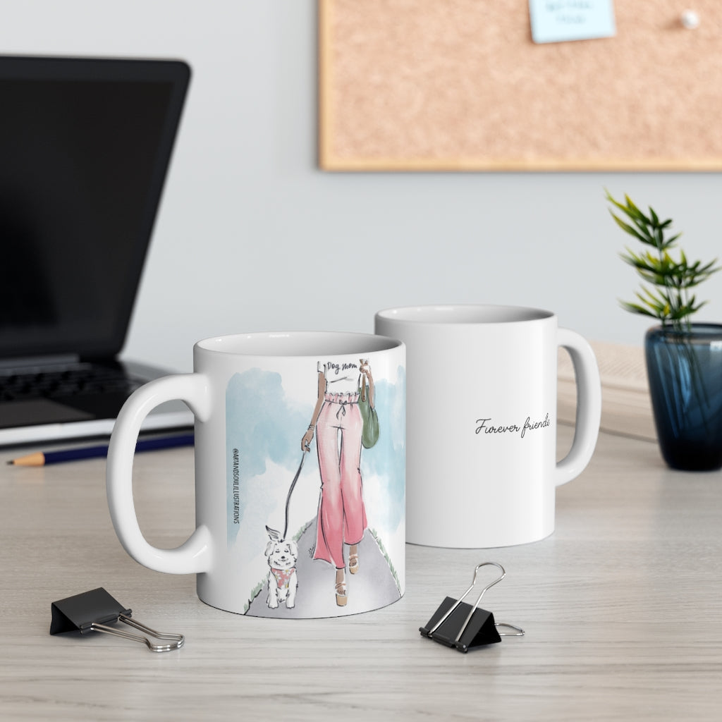 Dog Mom Mug, A Girl and Her Dog Mug