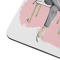 Self Love Fashion Illustrated Mouse Pad