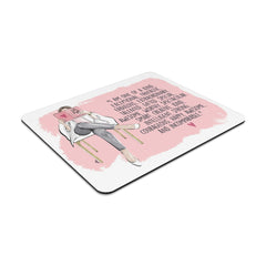 Self Love Fashion Illustrated Mouse Pad