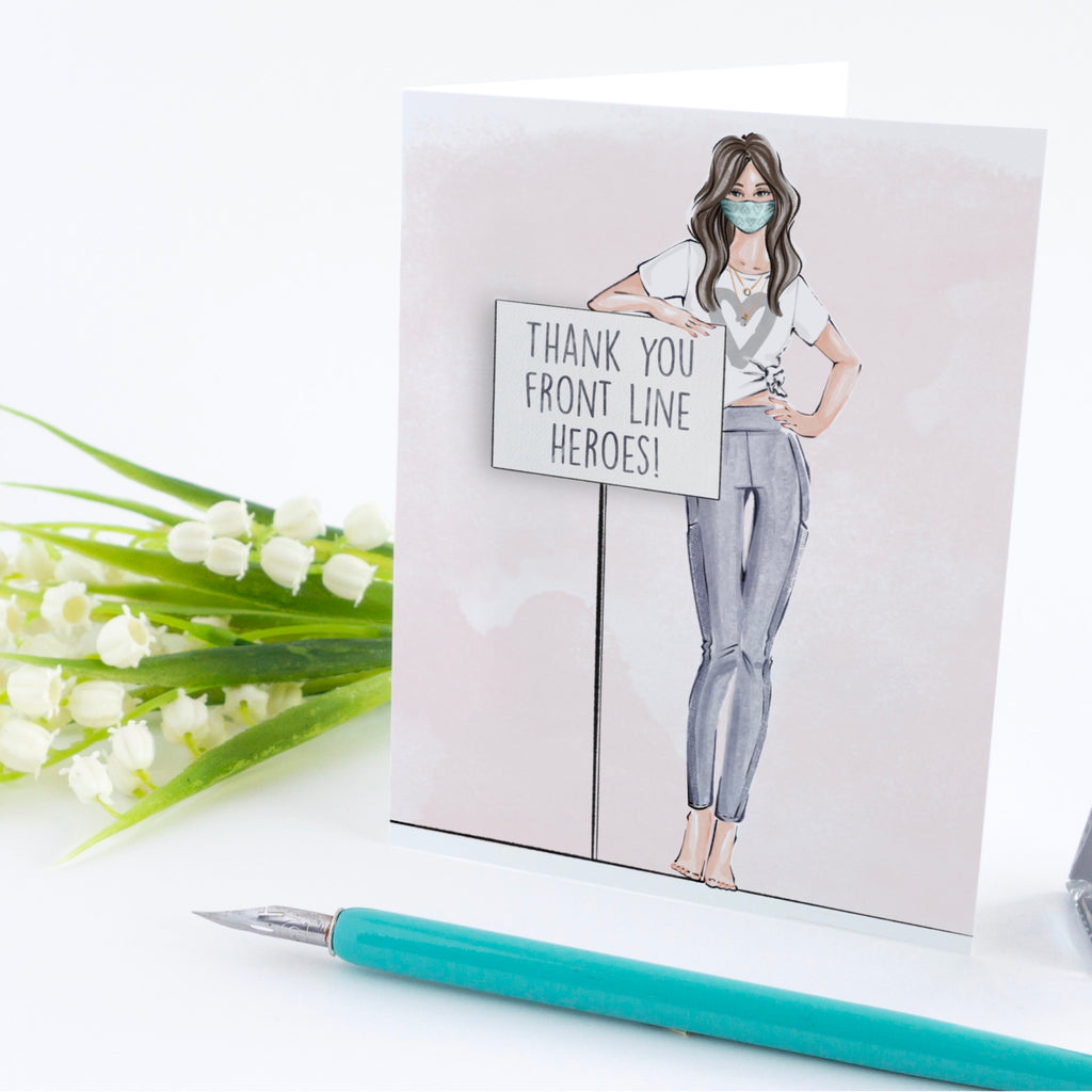 FREE Downloadable Front Line Thank You Card